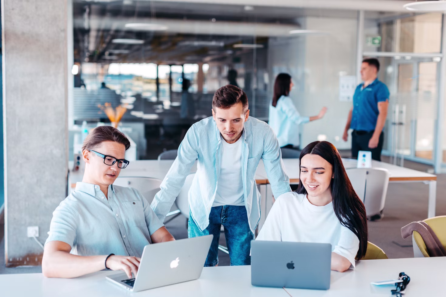 Equipe au travail